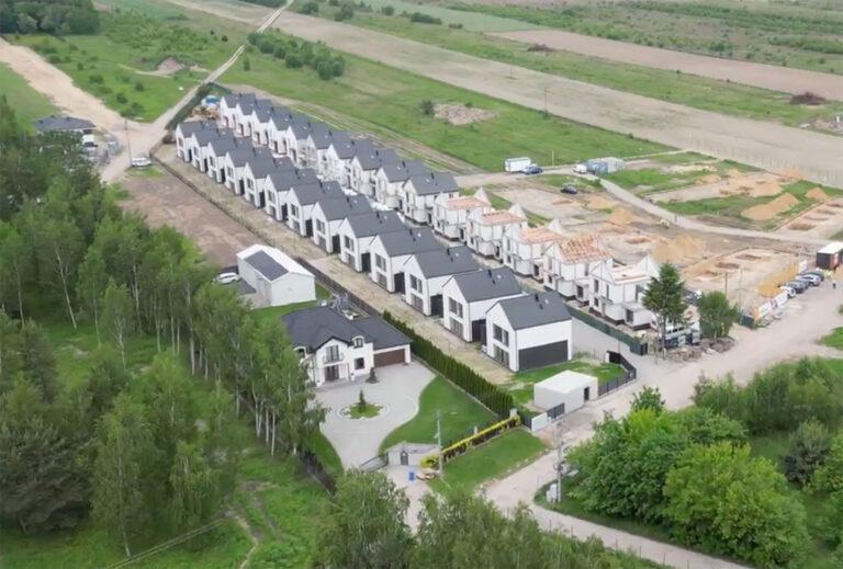 Lesznowola - Słomin nowe domy szeregowe, segmenty na sprzedaż