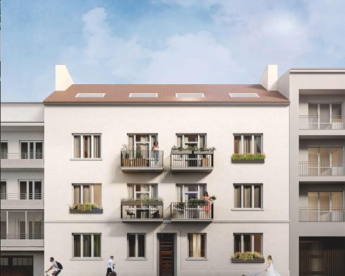 Nowe mieszkanie w zrewitalizowanej kamienicy Kraków - wizualizacja budynku